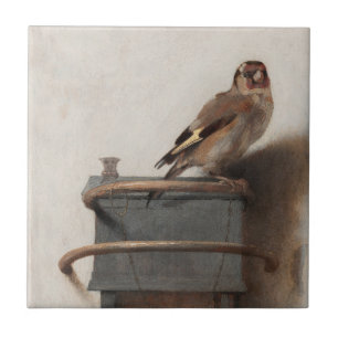 Fabritius The Goldfinch Painting Art Print Ceramic Tile