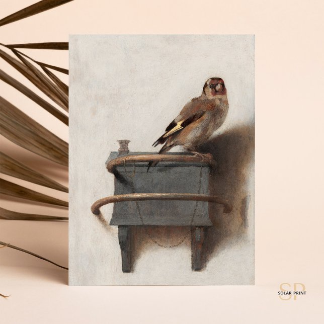 Fabritius The Goldfinch Painting Art Print Postcard (Creator Uploaded)