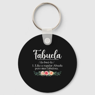 Fabuela definition funny abuela spanish grandma key ring