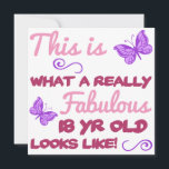 Fabulous 18th Birthday Card<br><div class="desc">A stylish and cute design with black and a vibrant colour,  makes for a great birthday gift idea for women.</div>