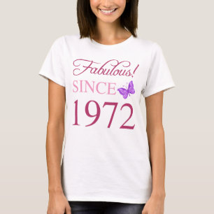 Fabulous 1972 Women’s 50th Birthday T-Shirt