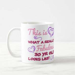 Fabulous 30th Birthday For Women Coffee Mug