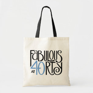 Fabulous 40 black blue Bag