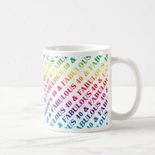 Fabulous 40th Birthday Party Mug