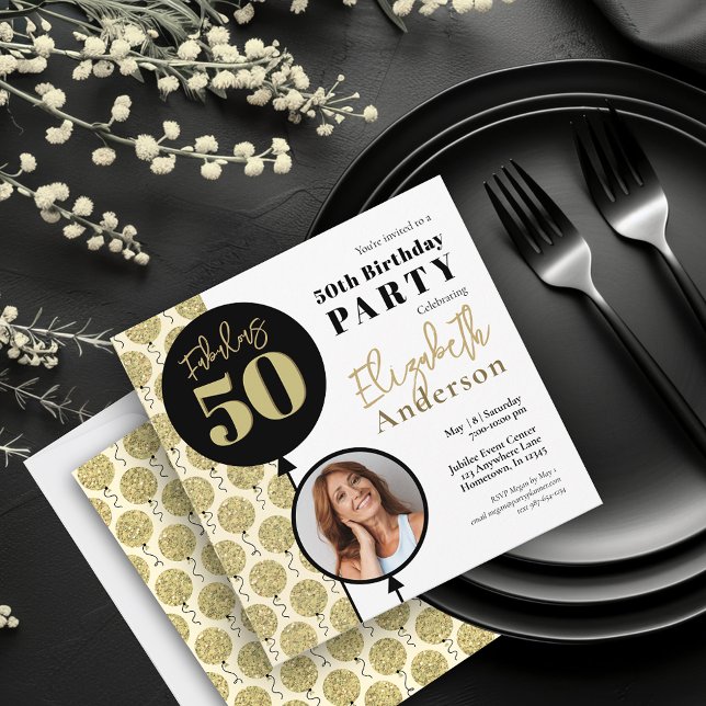 Fabulous 50th Birthday Gold (Creator Uploaded)