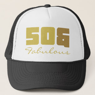 Fabulous 50th Birthday Trucker Hat