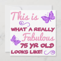 Fabulous 75th Birthday