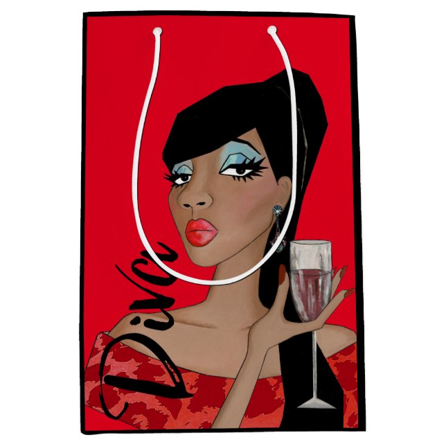 Fabulous “African American Diva” Gift Bag (Front)