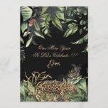 Fabulous and Fifty 50th Jungle Leopard Birthday Invitation<br><div class="desc">This is perfect for any event simply change the wording to fit your occasion. If you need help message me. You can edit the wording. If you have any questions please feel free to contact me, my e-mail is below. If you need a different design feel free to contact me...</div>