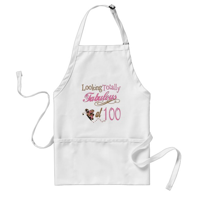 Fabulous at 100 Years Old Standard Apron (Front)