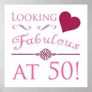 Fabulous At 50 Poster