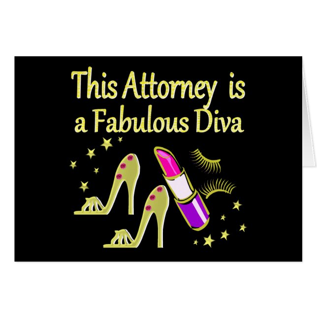FABULOUS ATTORNEY DIVA DESIGN (Front Horizontal)