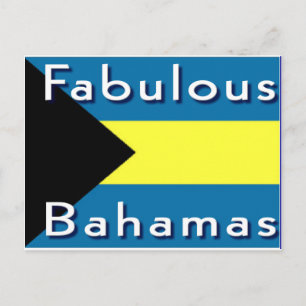 Fabulous bahamas postcard