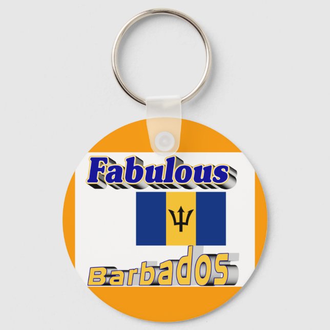 fabulous barbados key ring (Front)