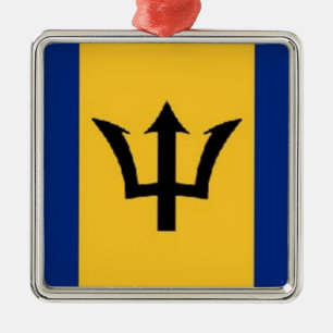 fabulous barbados metal ornament