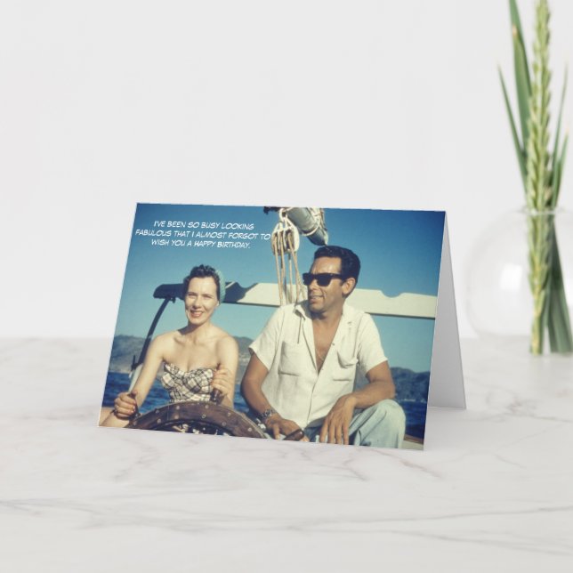 Fabulous Birthday Humour Card (Front)