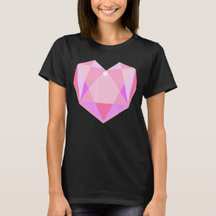 Fabulous Bling Rhinestone Style Hear T-Shirt