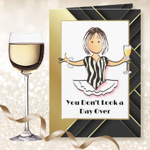Fabulous Bold Fun Glamorous Gold Sweet Birthday Card