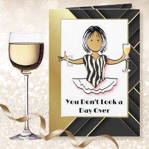 Fabulous Bold Funny Glamorous Gold Modern Card