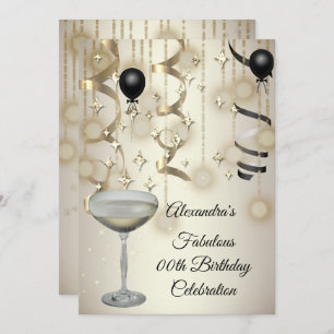 Fabulous Champagne Sepia Lights Party Save The Date