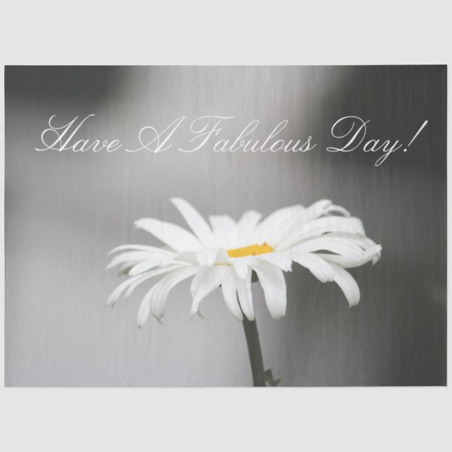 Fabulous Day Daisy Tissue-paper Tissue Paper (Front)