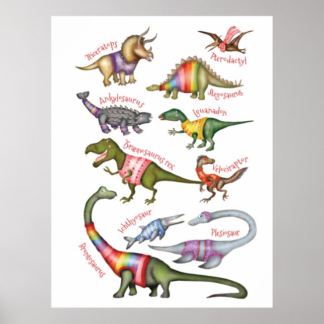 Fabulous dinosaurs poster (Front)