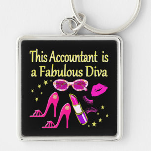 FABULOUS DIVA ACCOUNTANT DIVA KEY RING