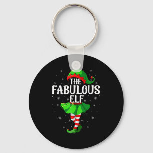 Fabulous Elf Christmas Girls Women Elf Squad Xmas  Key Ring
