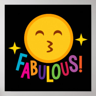 Fabulous Emoji Poster