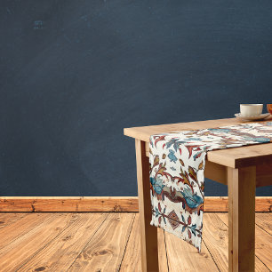 Fabulous Fall and Blue Short Table Runner