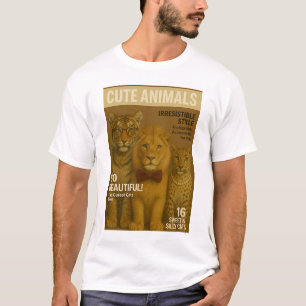 Fabulous Feline Trio – Classy Cats in Style T-Shirt