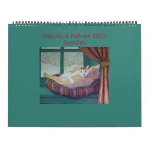 Fabulous Felines 2027 Buddies Calendar