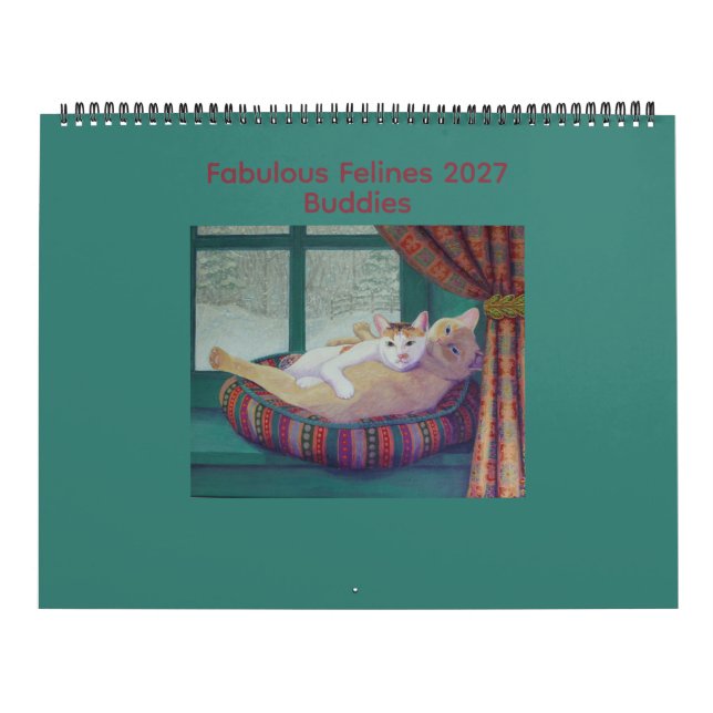 Fabulous Felines 2027  Buddies Calendar (Cover)