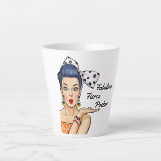Fabulous Fierce Posher - Poshmark Latte Mug