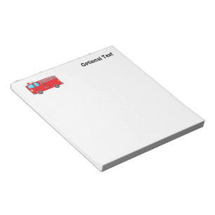 Fabulous Firetruck Notepad