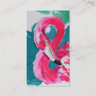 Fabulous Flamingo Business Cards