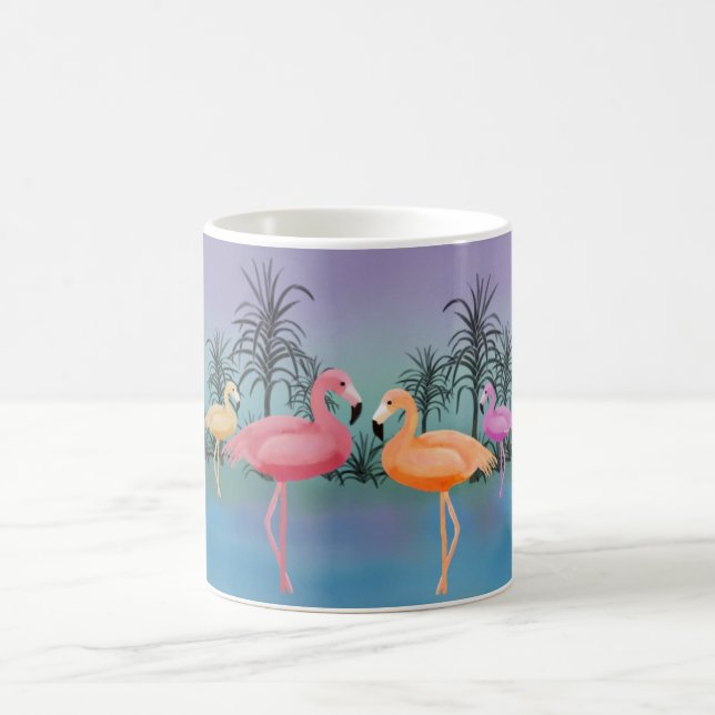 Fabulous Flamingos Coffee Mug (Center)