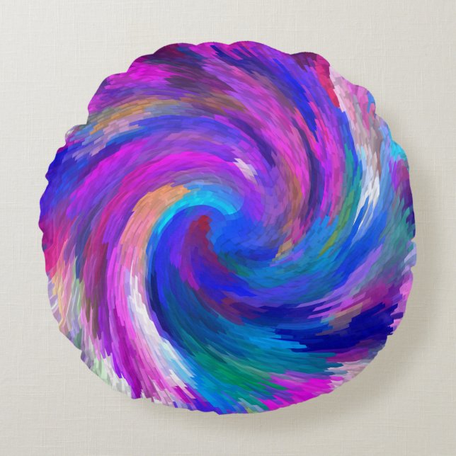 Fabulous Fleurs..... Round Cushion (Front)