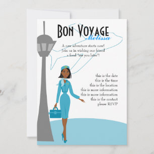 Fabulous Flight Attendant Invitation
