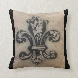 Fabulous Floating Fleur de Lis Cushion