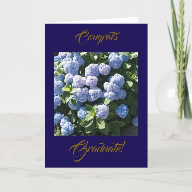 Fabulous Floral, Congratulations, Graduate Card (Front)