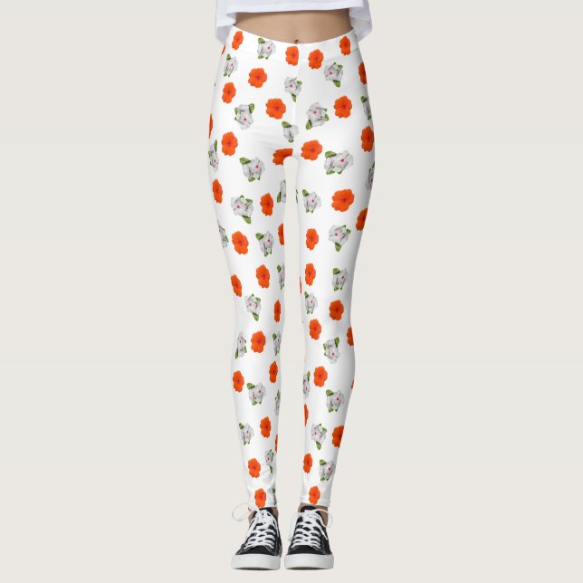 Fabulous Floral Leggings (Front)