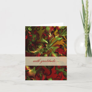 Fabulous Foliage Thank You Card