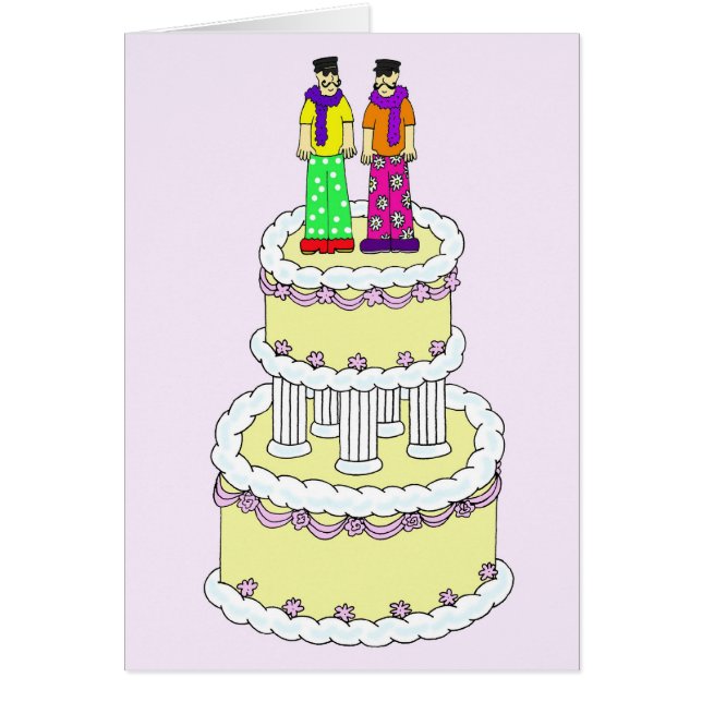 Fabulous Gay Wedding Congratulations. (Front)