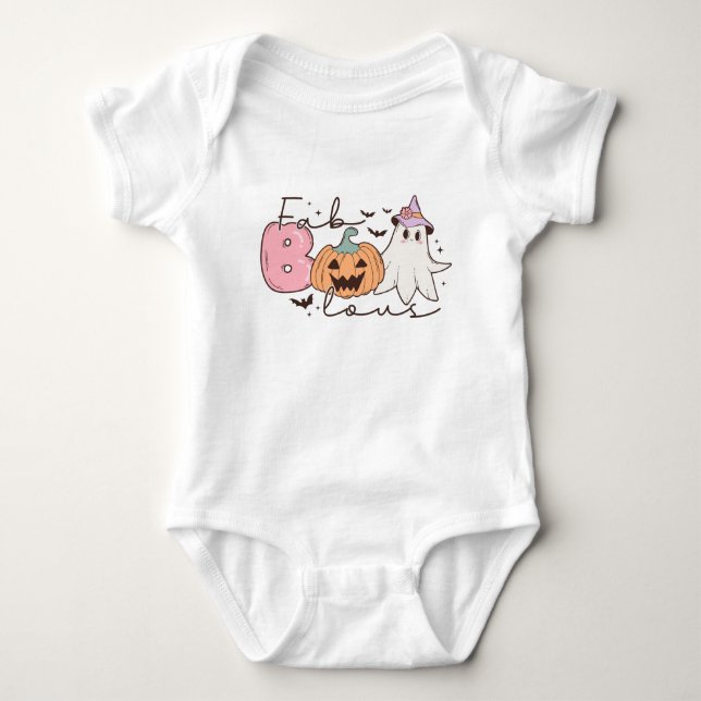 Fabulous Halloween Baby Bodysuit (Front)