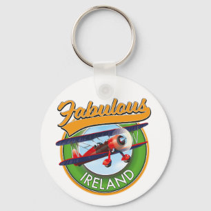 fabulous Ireland travel patch. Key Ring