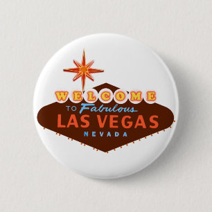 Fabulous Las Vegas 6 Cm Round Badge