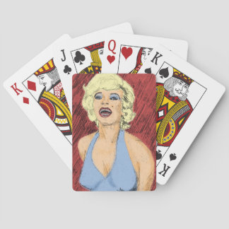 Fabulous Miss M Blonde Bombshell Playing Cards