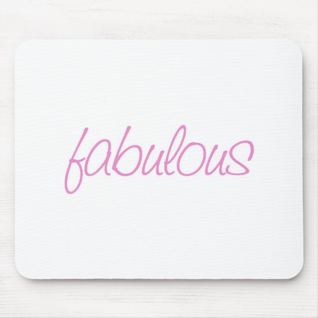 Fabulous Mousepad in Pink (Front)