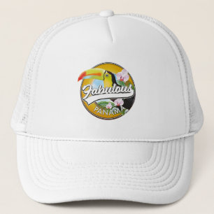 Fabulous Panama retro logo Trucker Hat